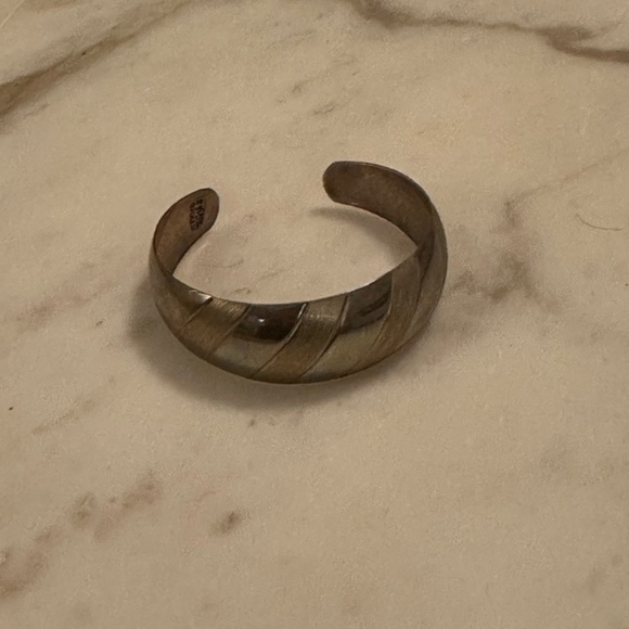 925 Silver cuff with engraving - Picture 4 of 4